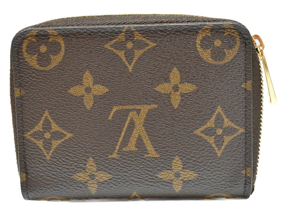 Louis Vuitton Brown Zippy Canvas Monogram Wallet Brown